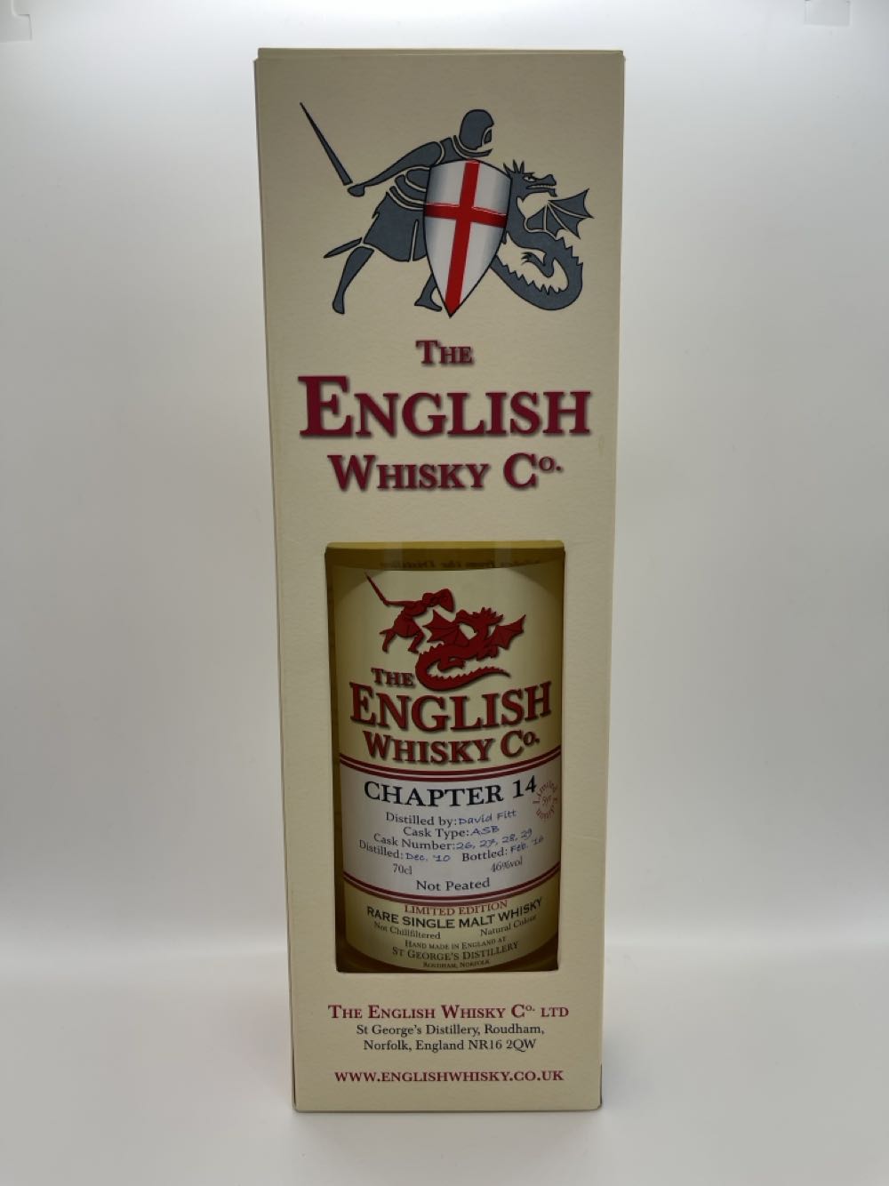 The English Whisky Co - Chapter 14 - The St George’s Distillery (700mL) alcohol collectible - Main Image 2