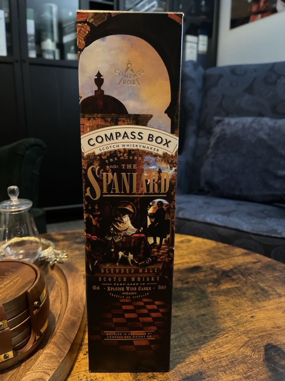 Story Of The Spaniard, The - Compass Box Scotch Whisky Maker (700mL) alcohol collectible - Main Image 3