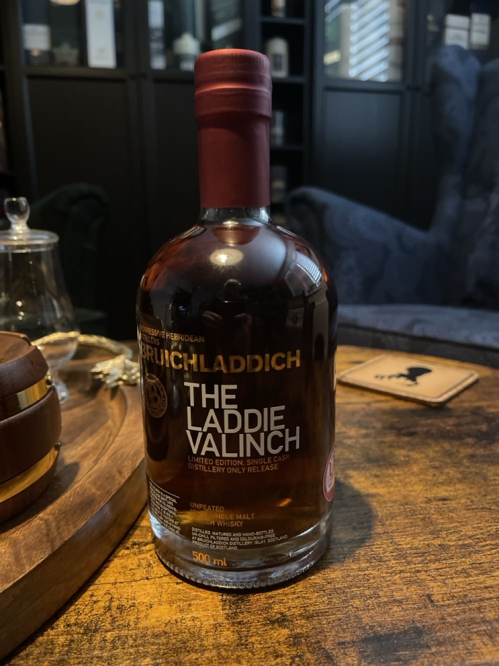 The Laddie Valinch 12yr Old -Sharon Foley 41 - The Bruichladdich Distillery (500mL) alcohol collectible - Main Image 2