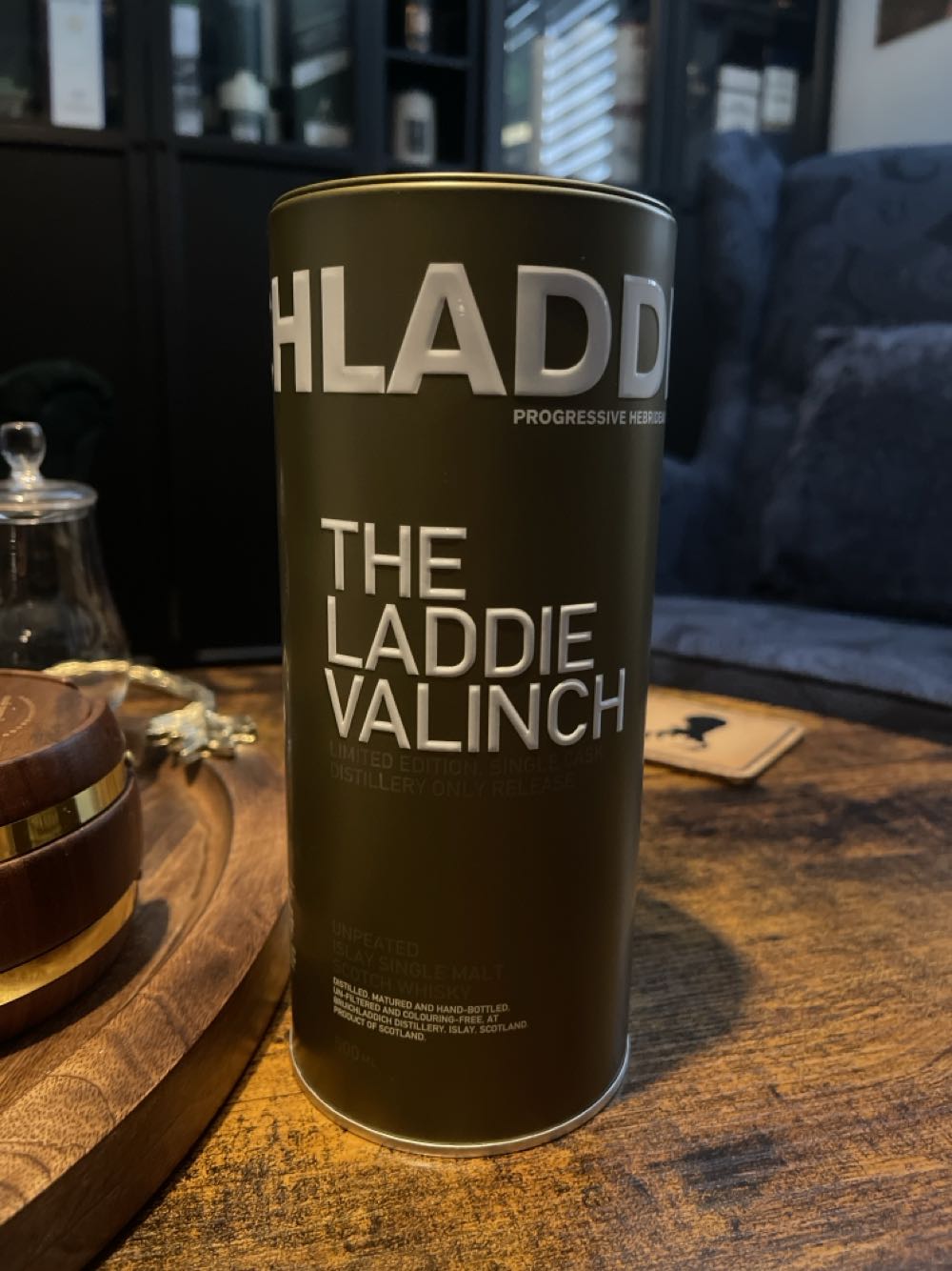 The Laddie Valinch 12yr Old -Sharon Foley 41 - The Bruichladdich Distillery (500mL) alcohol collectible - Main Image 3