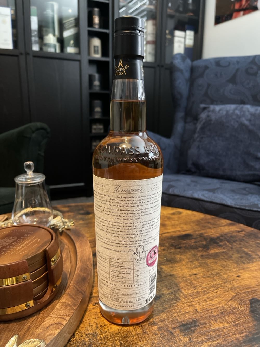 Menagerie - Compass Box Scotch Whisky Maker (700mL) alcohol collectible - Main Image 2