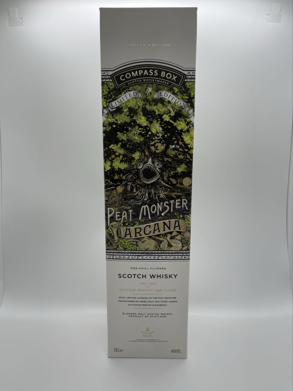 The Peat Monster -Arcana - Compass Box Scotch Whisky Maker (700mL) alcohol collectible - Main Image 2