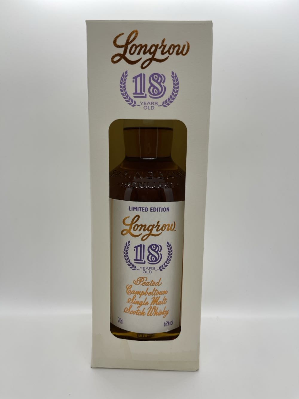 Longrow 18yr Old - The Springbank Distillery (700mL) alcohol collectible - Main Image 2