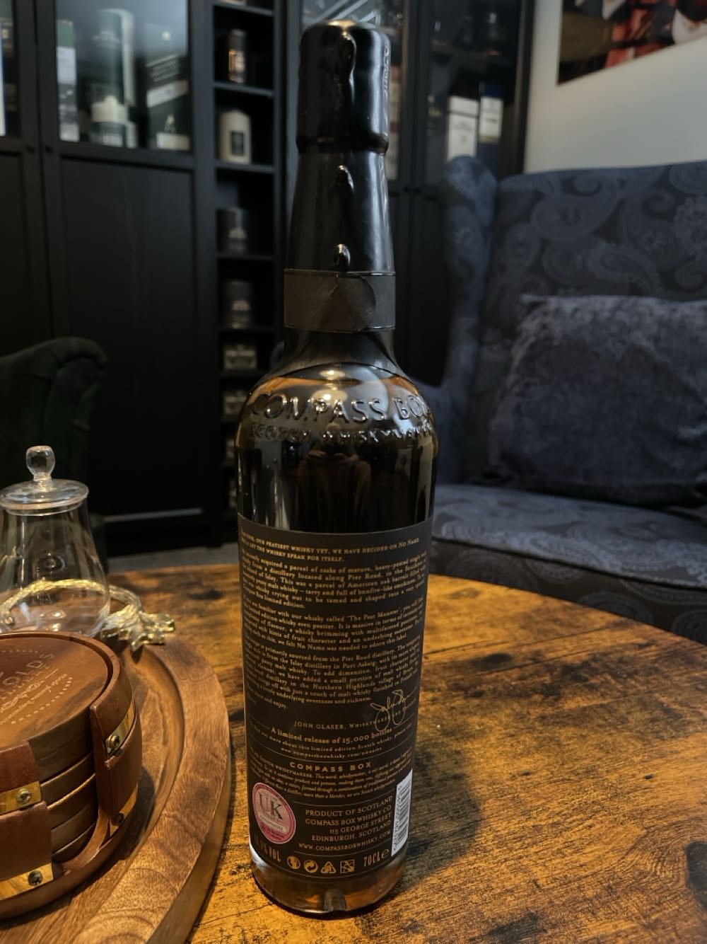 No Name - Compass Box Scotch Whisky Maker (700mL) alcohol collectible - Main Image 2