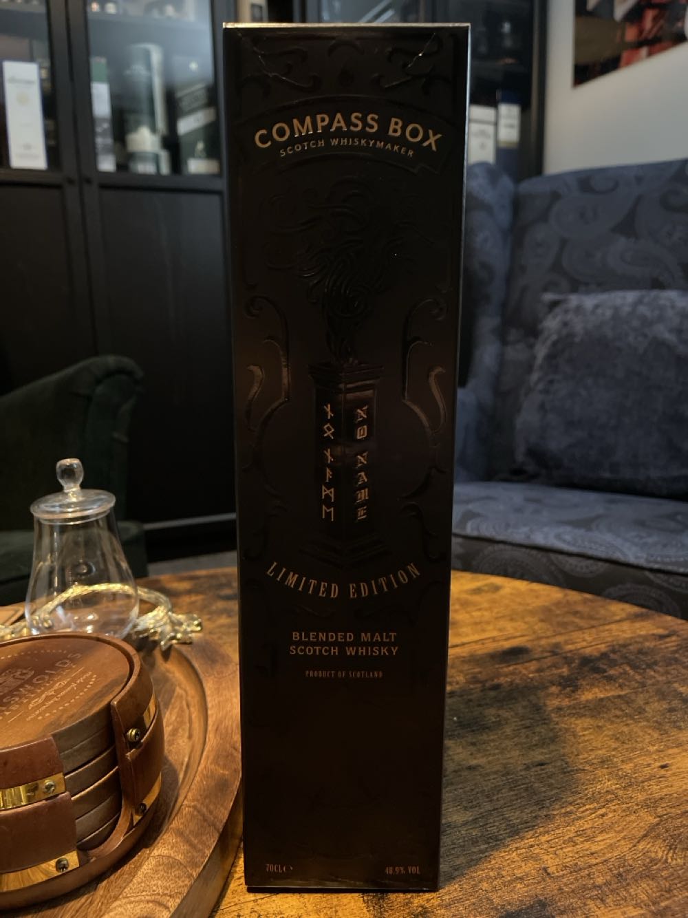 No Name - Compass Box Scotch Whisky Maker (700mL) alcohol collectible - Main Image 3