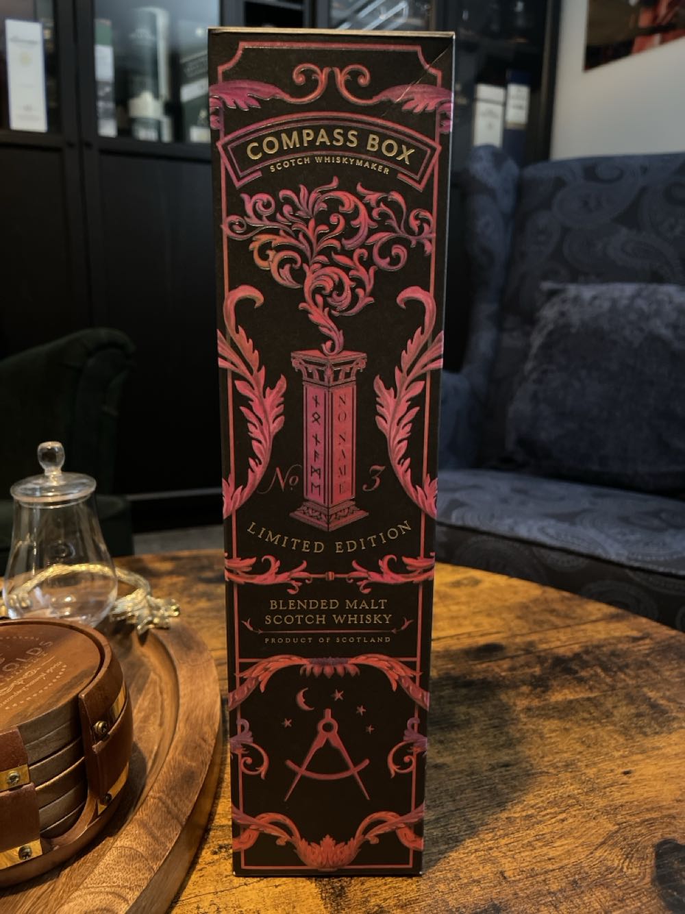 No Name No 3 - Compass Box Scotch Whisky Maker (700mL) alcohol collectible - Main Image 3