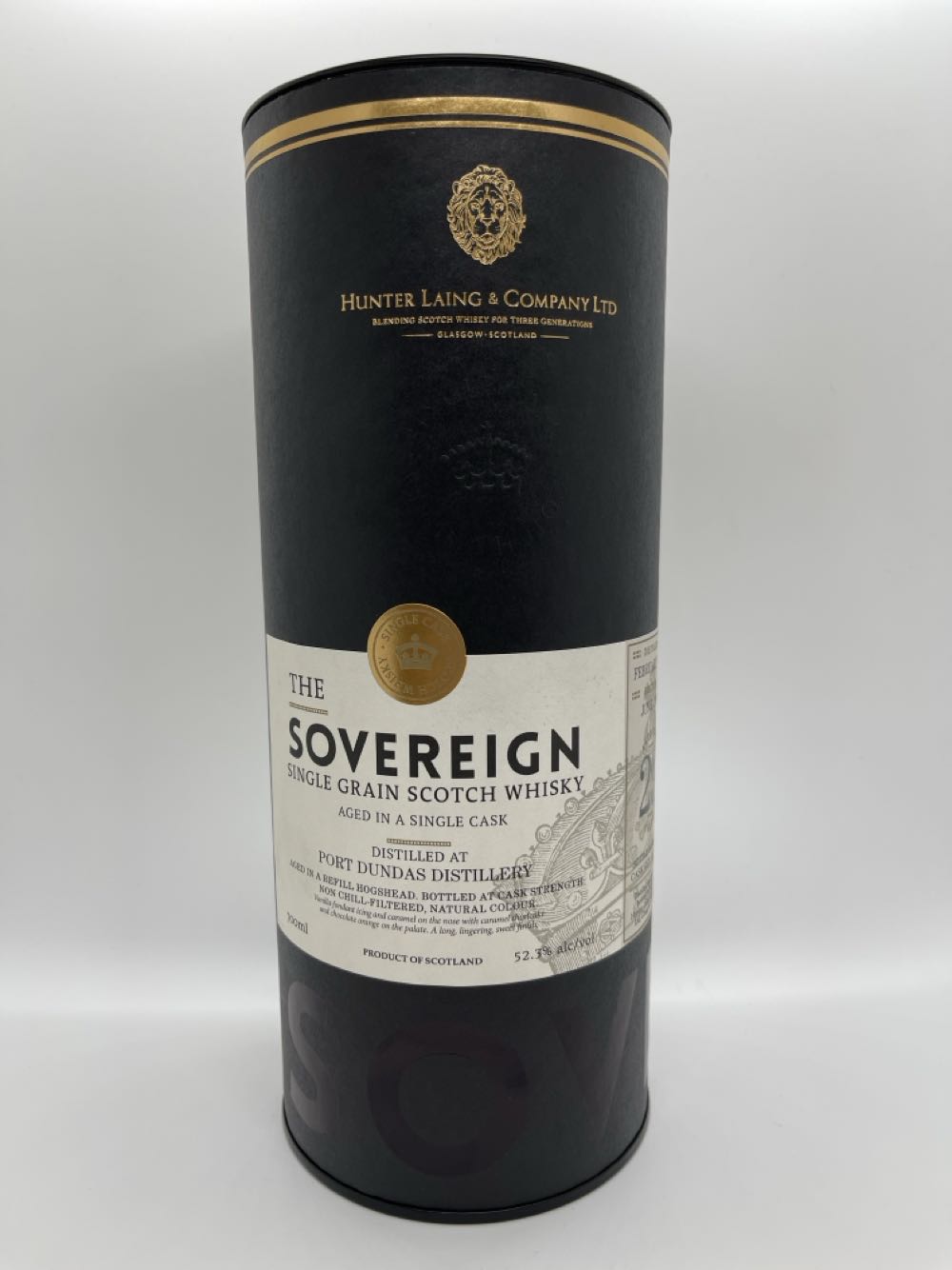 The Sovereign 29yr Old - The Port Dundas Distillery (700mL) alcohol collectible - Main Image 2