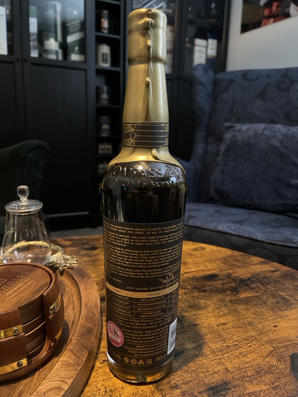 No Name No 2 - Compass Box Scotch Whisky Maker (700mL) alcohol collectible - Main Image 2