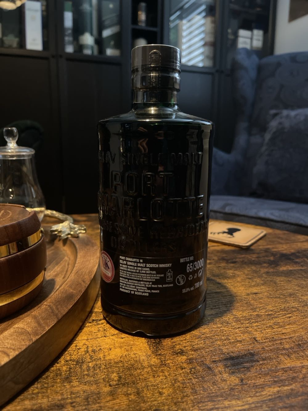 Port Charlotte 16yr Old - The Bruichladdich Distillery (700mL) alcohol collectible - Main Image 2