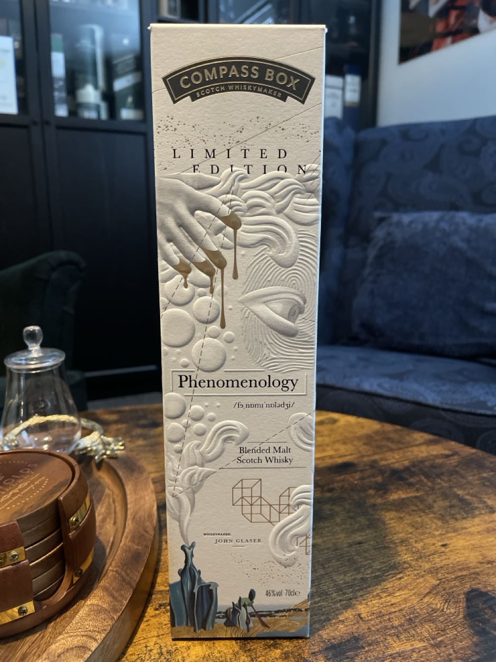 Phenomenology - Compass Box Scotch Whisky Maker (700mL) alcohol collectible - Main Image 3