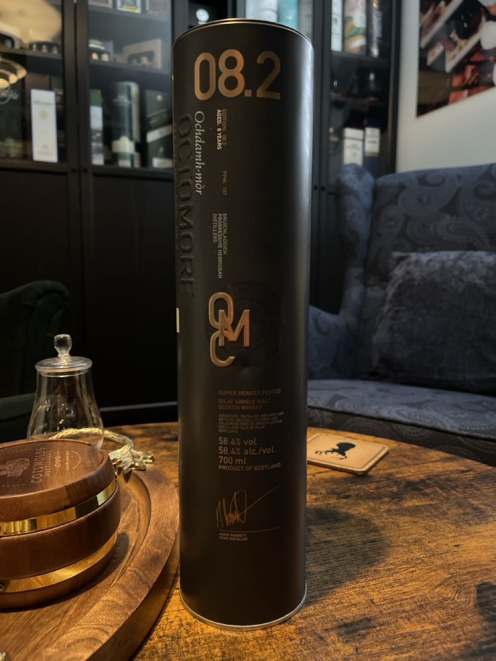 Octomore 08.2 Masterclass - The Bruichladdich Distillery (700mL) alcohol collectible - Main Image 3