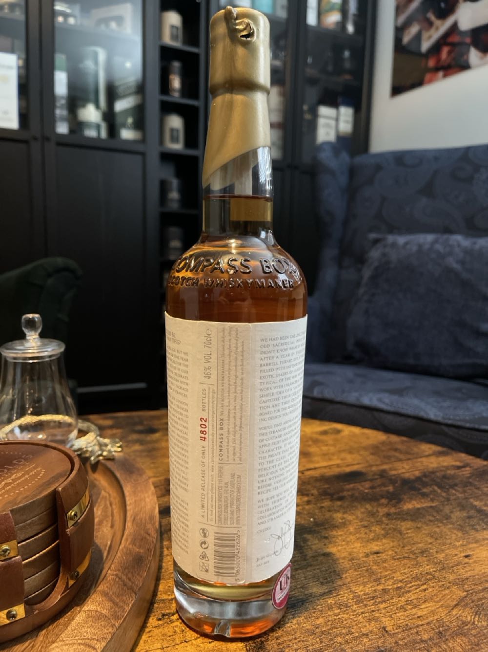 Stranger & Stranger - Compass Box Scotch Whisky Maker (700mL) alcohol collectible - Main Image 2