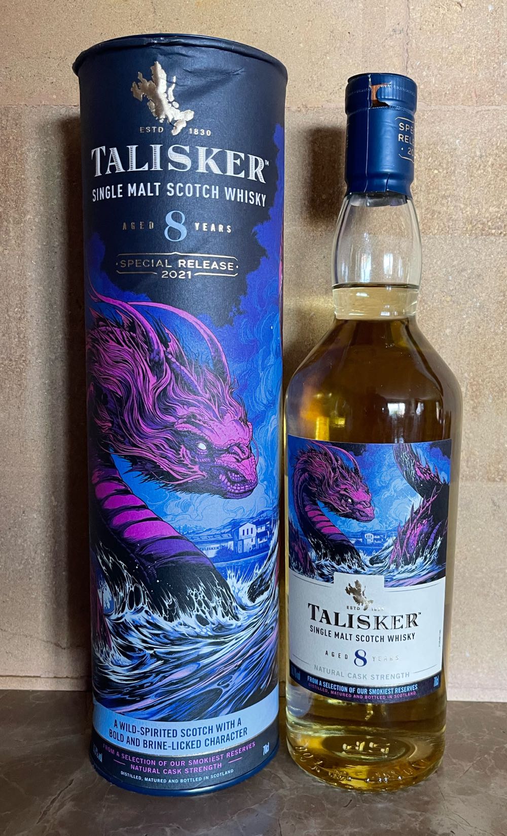 TALISKER 8y 2021 Special Release Single Malt Scotch Whisky - The Talisker Distillery (700 mL) alcohol collectible [Barcode 5000281067209] - Main Image 2