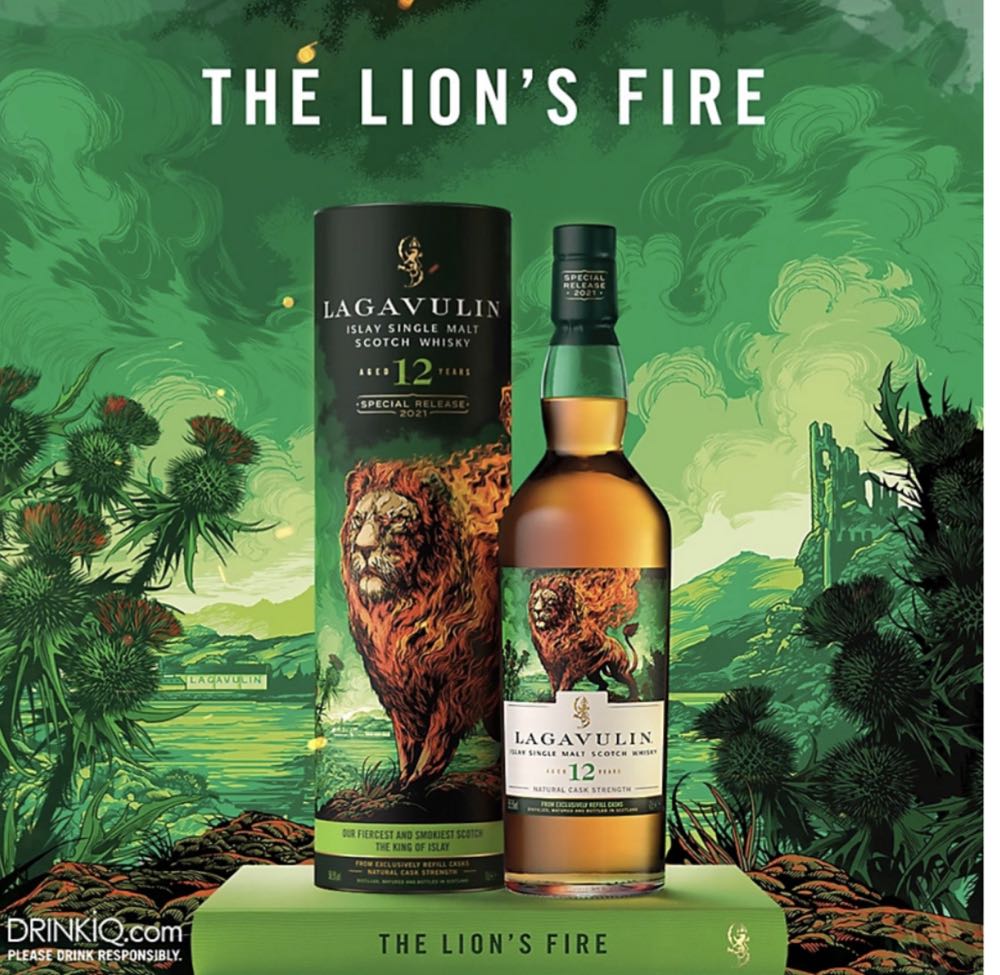 LAGAVULIN 12y 2021 Special Release Islay Single Malt Scotch Whisky - The Lagavulin Distillery (700 mL) alcohol collectible [Barcode 5000281066998] - Main Image 4