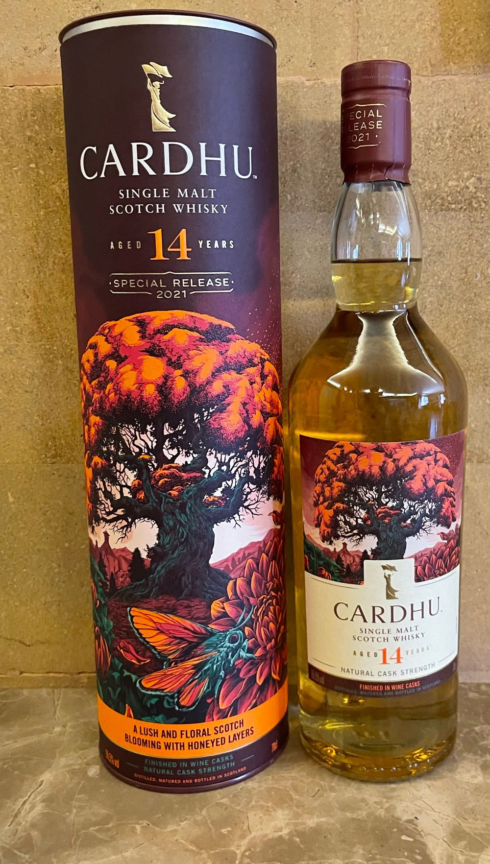 CARDHU 14y 2021 Special Release Single Malt Scotch Whisky - The Cardhu Distillery (700 mL) alcohol collectible [Barcode 5000267186689] - Main Image 2