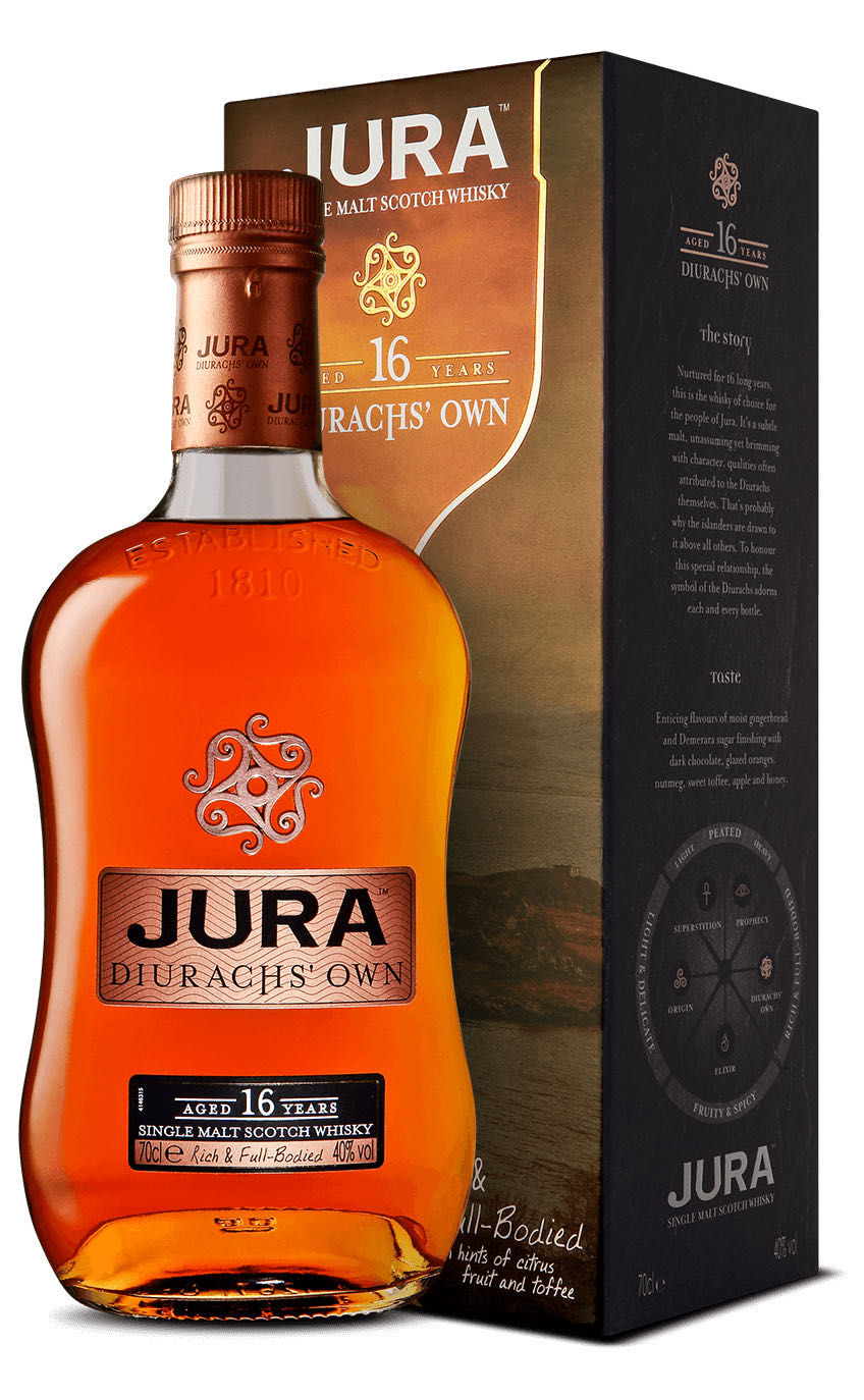 Jura Diurachs’ Own 16 Year Old - Jura Distillery (700 mL) alcohol collectible [Barcode 5010196075091] - Main Image 3