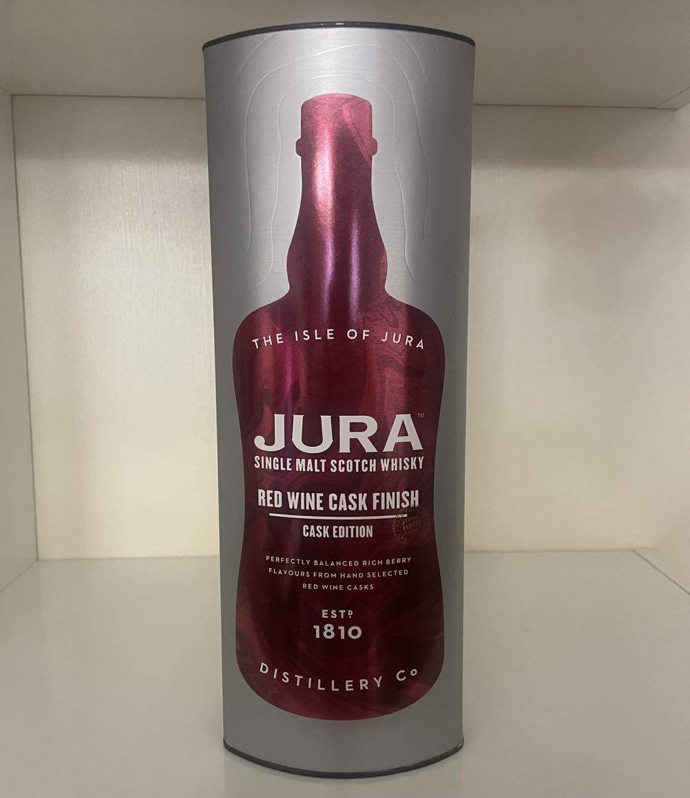 Jura Red Wine Cask Finish Cask Edition - Jura Distillery (700 mL) alcohol collectible [Barcode 5013967016507] - Main Image 2
