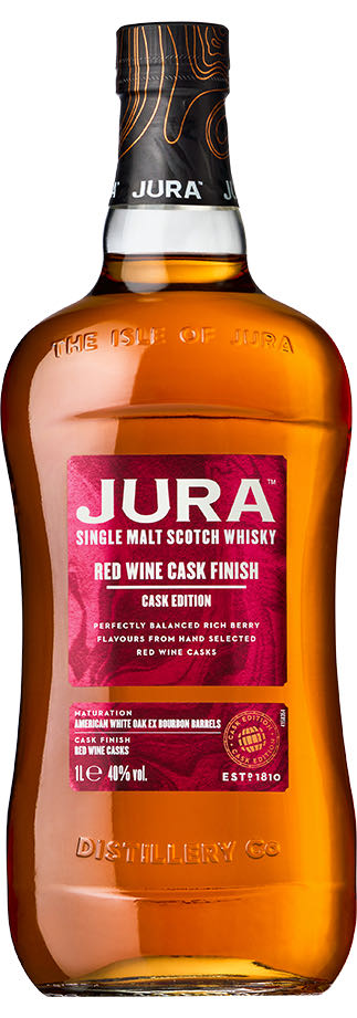Jura Red Wine Cask Finish Cask Edition - Jura Distillery (700 mL) alcohol collectible [Barcode 5013967016507] - Main Image 3