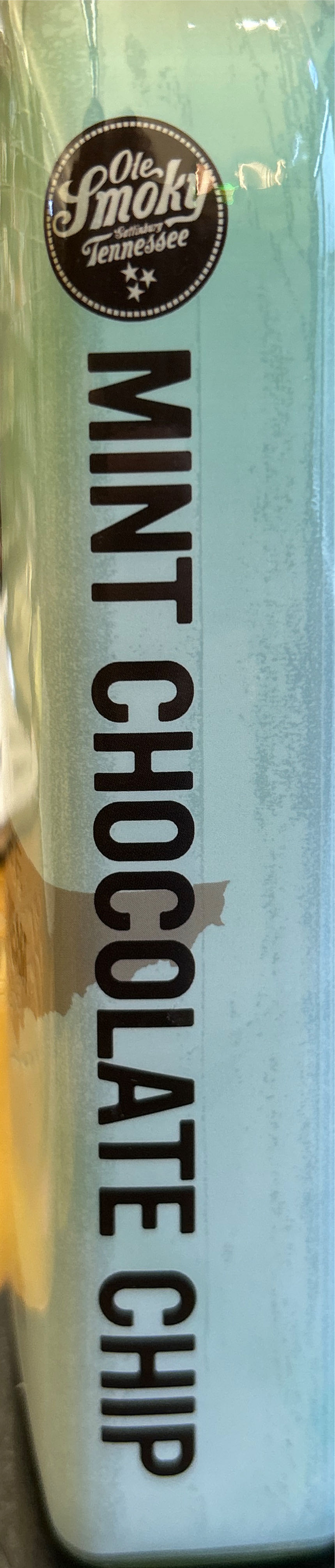 Mint Chocolate Chip Cream - Ole Smokey Distillery - Buy @ Any Store (750 mL) alcohol collectible [Barcode 853915008926] - Main Image 3