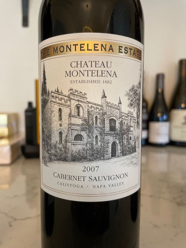 Chateau Montelena Estate Cabernet Sauvignon 2007 - Chateau Montelena Winery (750 mL) alcohol collectible - Main Image 3