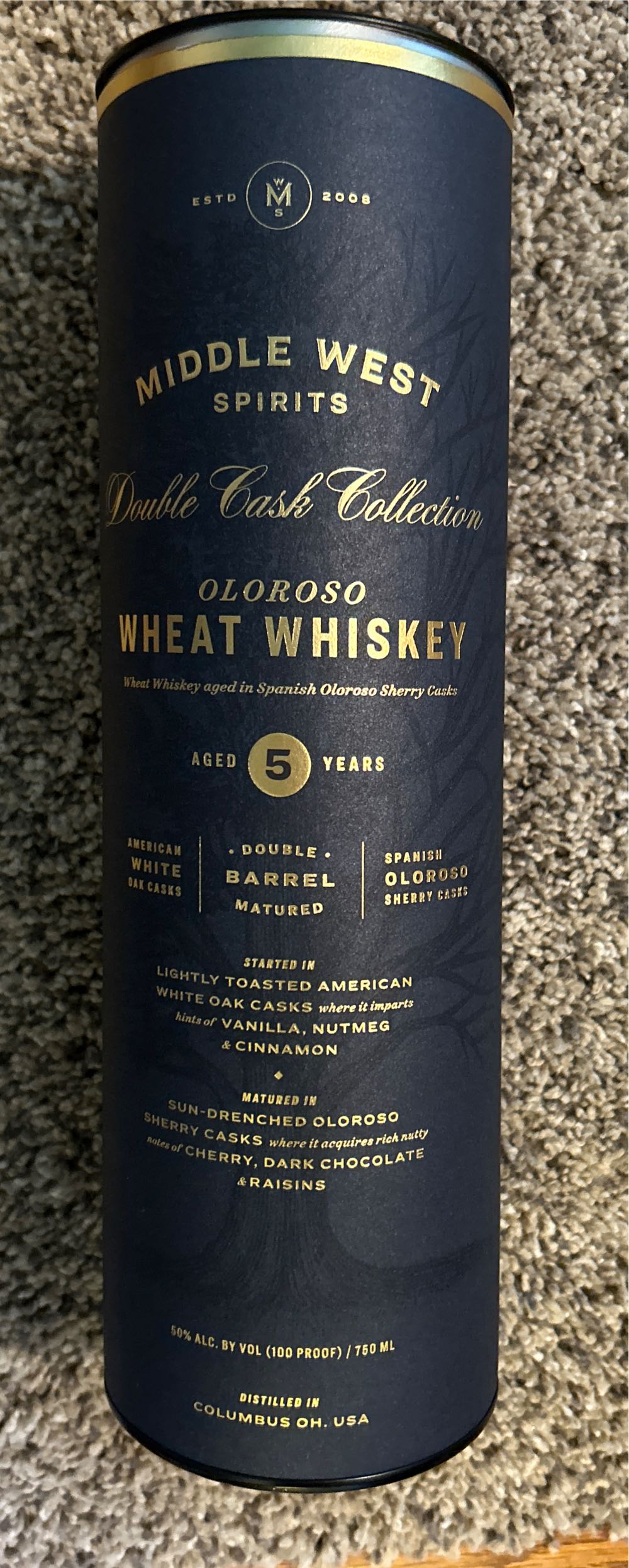 Middle West Spirits Oloroso Wheat - Middle West Spirits (750 mL) alcohol collectible [Barcode 091037731142] - Main Image 3