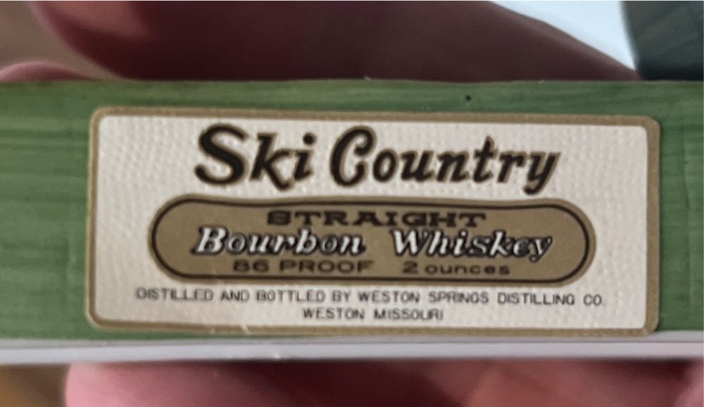 1975 Ski Country EMPTY 5” ceramic mini decanter 2 oz: Circus Lion  alcohol collectible - Main Image 3