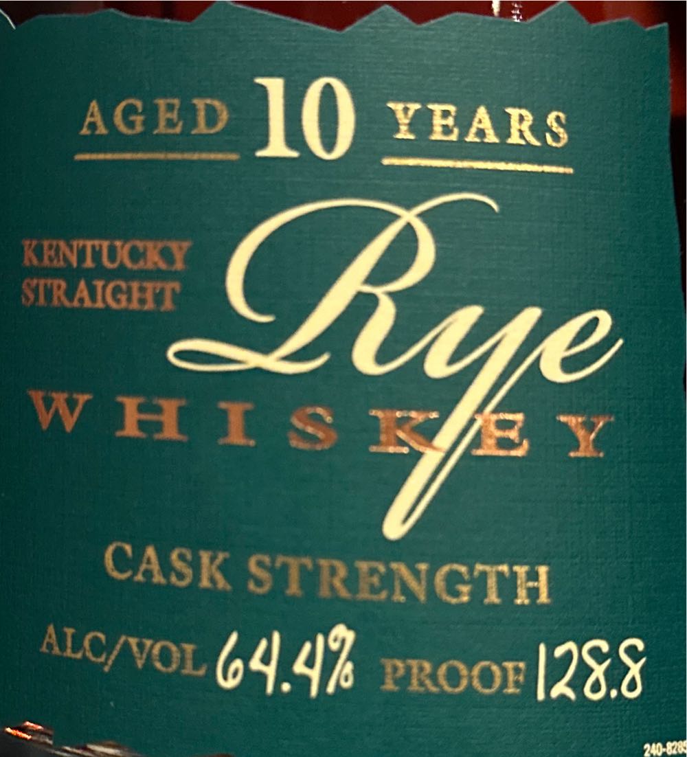 Parker’s Heritage Collection 17th Ed 10 Yr Rye - Heaven Hill Distillery, Louisville, KY (750 mL) alcohol collectible [Barcode 096749004744] - Main Image 4
