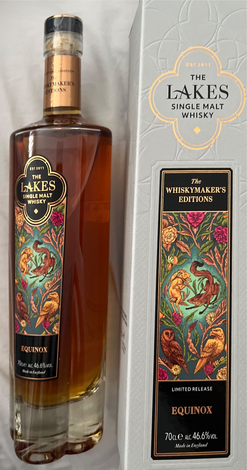 Equinox - The Lakes Distillery (700 mL) alcohol collectible [Barcode 5060307844047] - Main Image 2