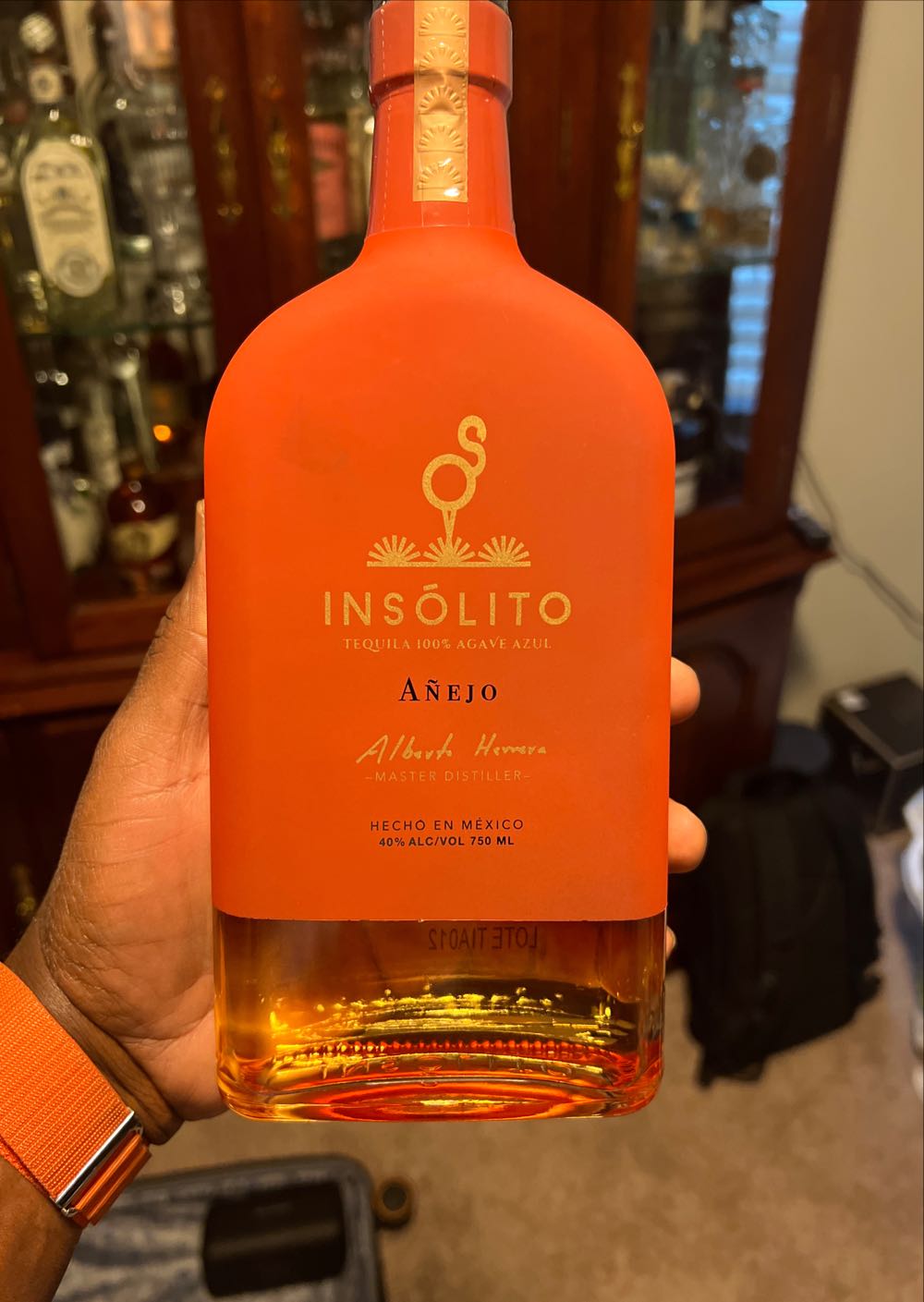 0 Set Mini 3 Bottles Wooden Box