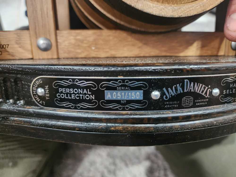 AJDC Barrel Bar Riser  - Jack Daniels Distillery alcohol collectible - Main Image 2