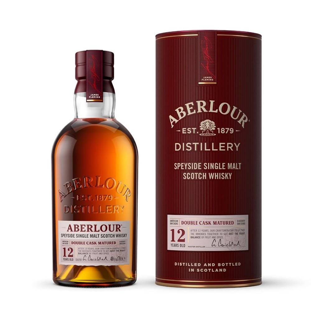 ABERLOUR 12y Double Cask Matured Speyside Single Malt Scotch Whisky - The Aberlour Distillery (700 mL) alcohol collectible [Barcode 3047100243774] - Main Image 3
