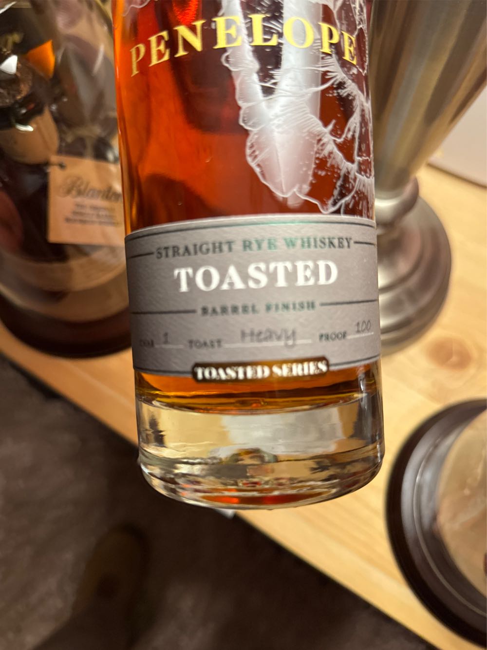 Penelope Toasted Series Straight Rye - Penelope Bourbon Bottling Company (750 mL) alcohol collectible [Barcode 850039598210] - Main Image 3