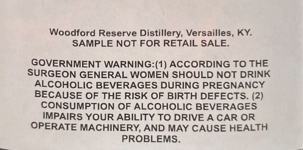 Woodford Reserve Bourbon Sampling - Woodford Reserve (200 mL) alcohol collectible - Main Image 2