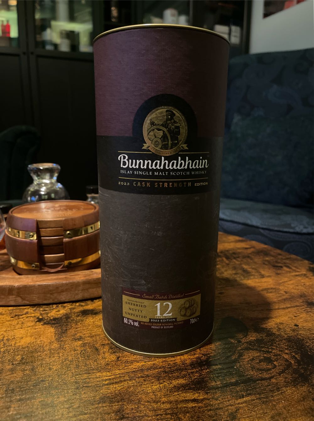 Bunnahabhain 12 Year Old Cask Strength - The Bunnahabhain Distillery (700 mL) alcohol collectible [Barcode 5029704221073] - Main Image 4