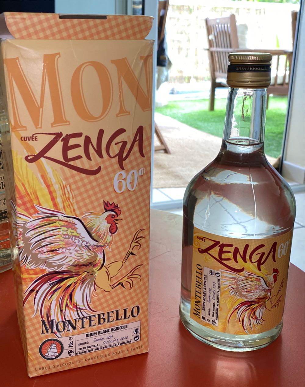 Montebello Zenga Rhum Blanc Agricole 60° - Montebello Caraibes (700 mL) alcohol collectible [Barcode 3327420000081] - Main Image 2