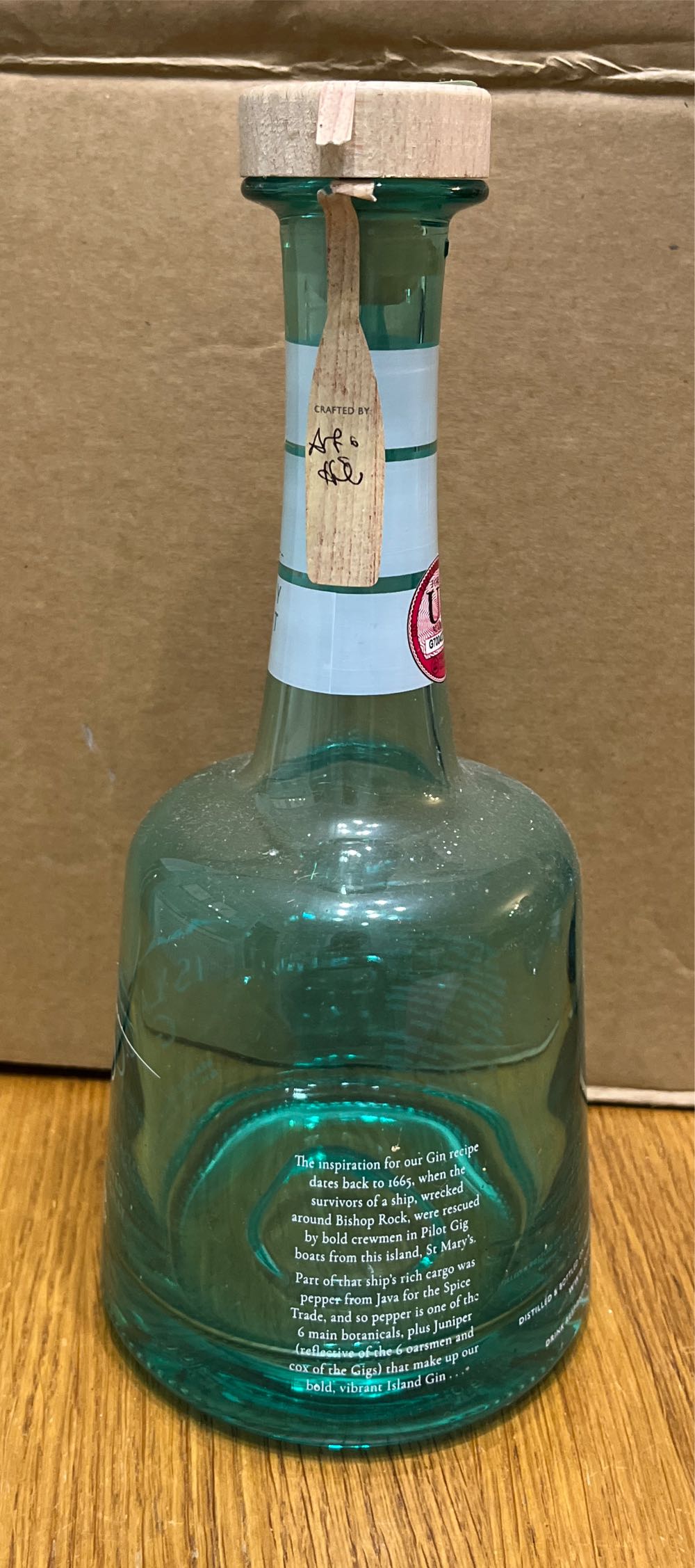 Island Gin - Scilly Spirit (700 mL) alcohol collectible - Main Image 3