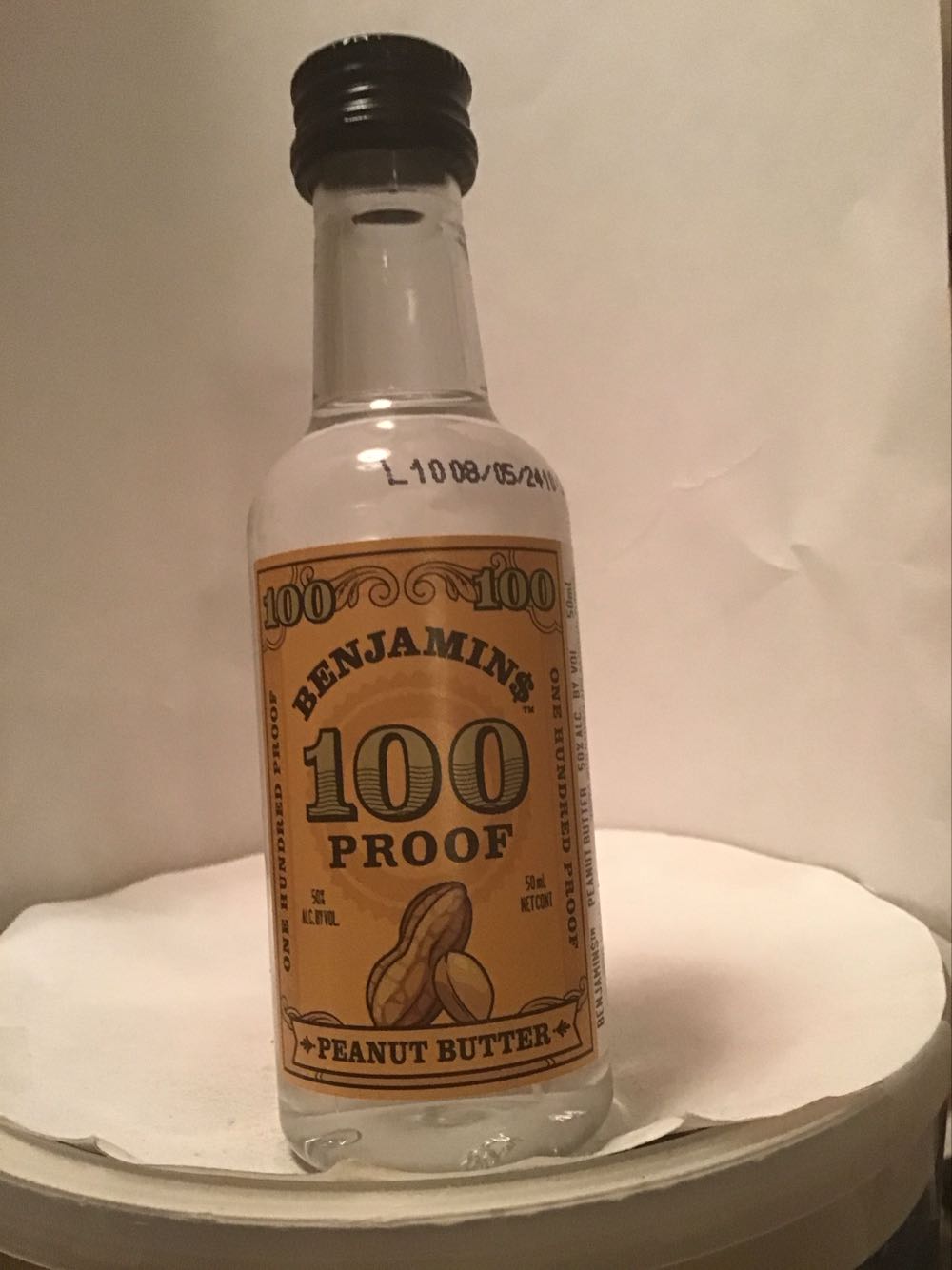 Benjamins Banana & Grape & Peanut Butter - Benjamins Distillilary (50 mL) alcohol collectible [Barcode 085000006887] - Main Image 3