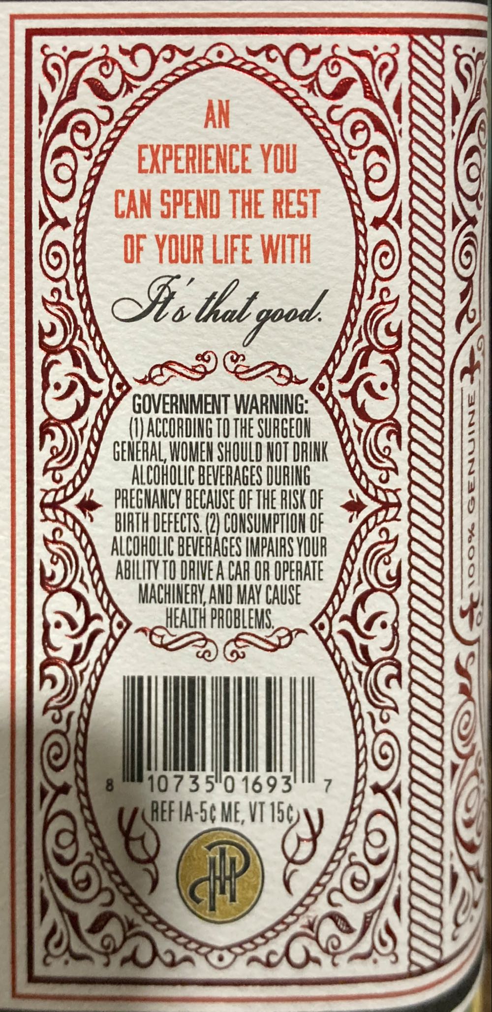 Hayes Parker Reserve Cinnamon & Sugar - Green River Spirits (750 mL) alcohol collectible [Barcode 810735016937] - Main Image 3