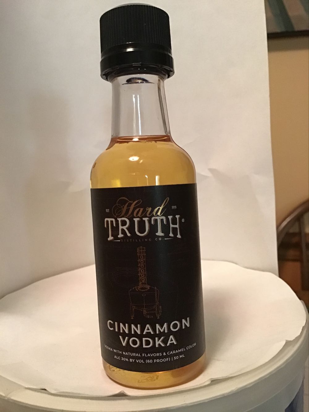 Hard Truth & Cinnamon & Toasted Coconut Rum & Peanut Brittle - Hardtruth Distilling Co. (50 mL) alcohol collectible - Main Image 2