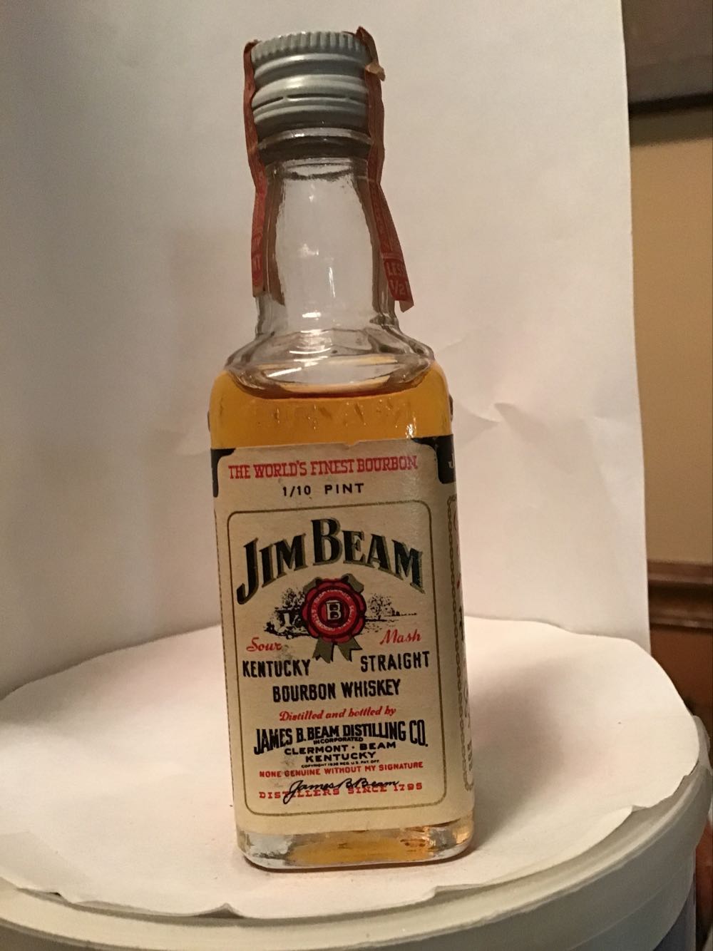 Jim Beam Orange & It’s A Boy - James B Beam Distilling Co (50 mL) alcohol collectible - Main Image 3
