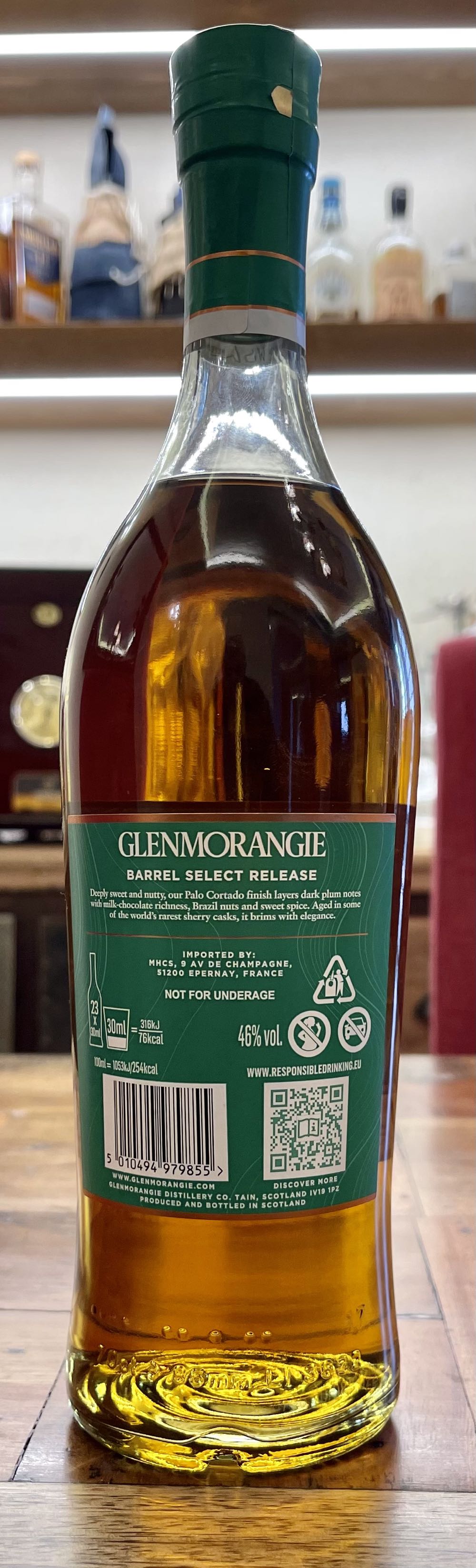 GLENMORANGIE 12y Highland Single Malt Scotch Whisky - The Glenmorangie Distillery (700 mL) alcohol collectible [Barcode 5010494979855] - Main Image 2