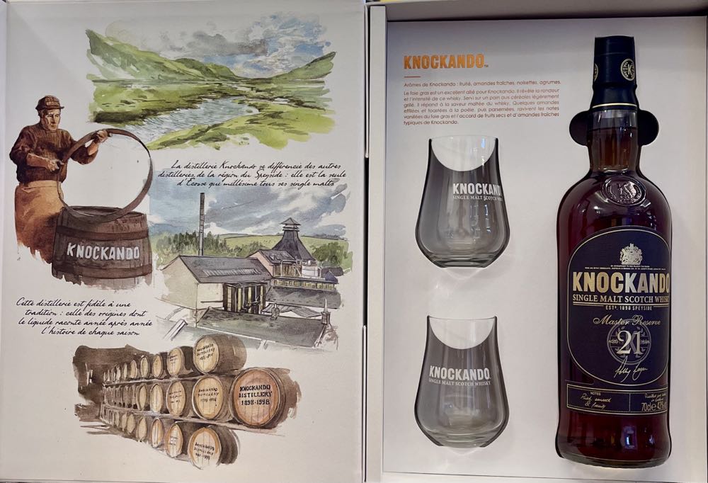 KNOCKANDO 21y Master Reserve Single Malt Scotch Whisky - The Knockando Distillery (700 mL) alcohol collectible [Barcode 5010103946162] - Main Image 3