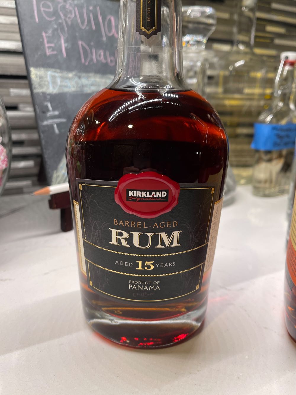 Kirkland Rum 15 Year  (750 mL) alcohol collectible [Barcode 196633979667] - Main Image 1