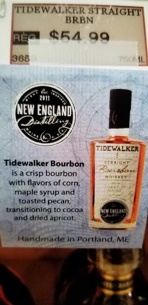 Tidewalker - New England Distilling (750 mL) alcohol collectible [Barcode 857205003028] - Main Image 3