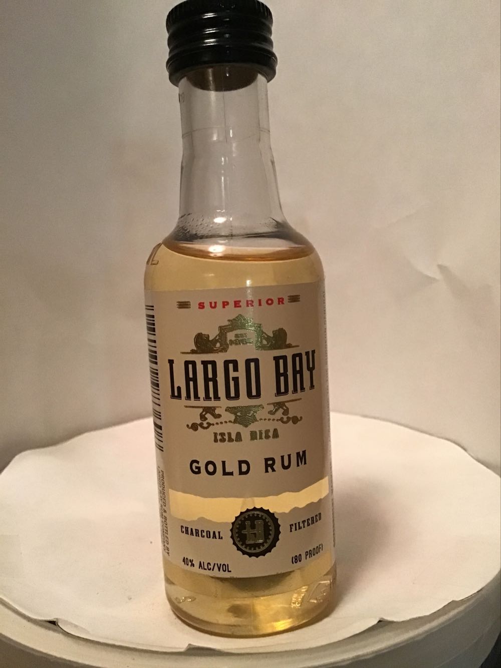 Largo Bay Strawberry & Silver & Coconut & Gold - Largo Bay Rum Co. (50 mL) alcohol collectible - Main Image 4