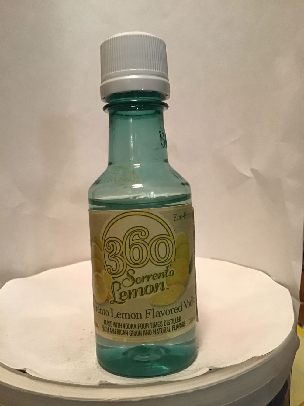 360 Vodka & Sorrento Lemon & Grape - Earth Friendly Distilling Co (50 mL) alcohol collectible - Main Image 3