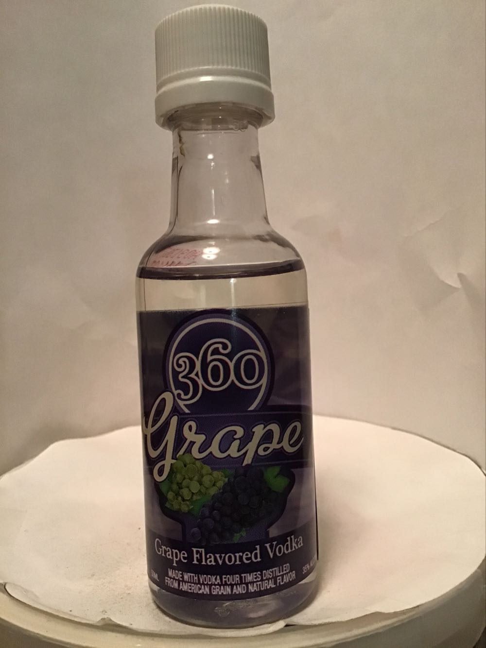 360 Vodka & Sorrento Lemon & Grape - Earth Friendly Distilling Co (50 mL) alcohol collectible - Main Image 4