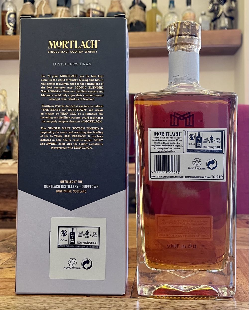 MORTLACH 16y Single Malt Scotch Whisky - The Mortlach Distillery (700 mL) alcohol collectible [Barcode 5000281054698] - Main Image 2