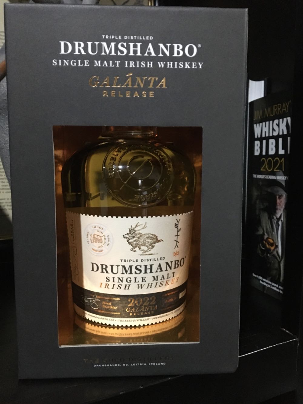 Drumshanbo Single Malt Irish Whiskey 70cl Galanta Release  (700 mL) alcohol collectible [Barcode 5391530350259] - Main Image 2