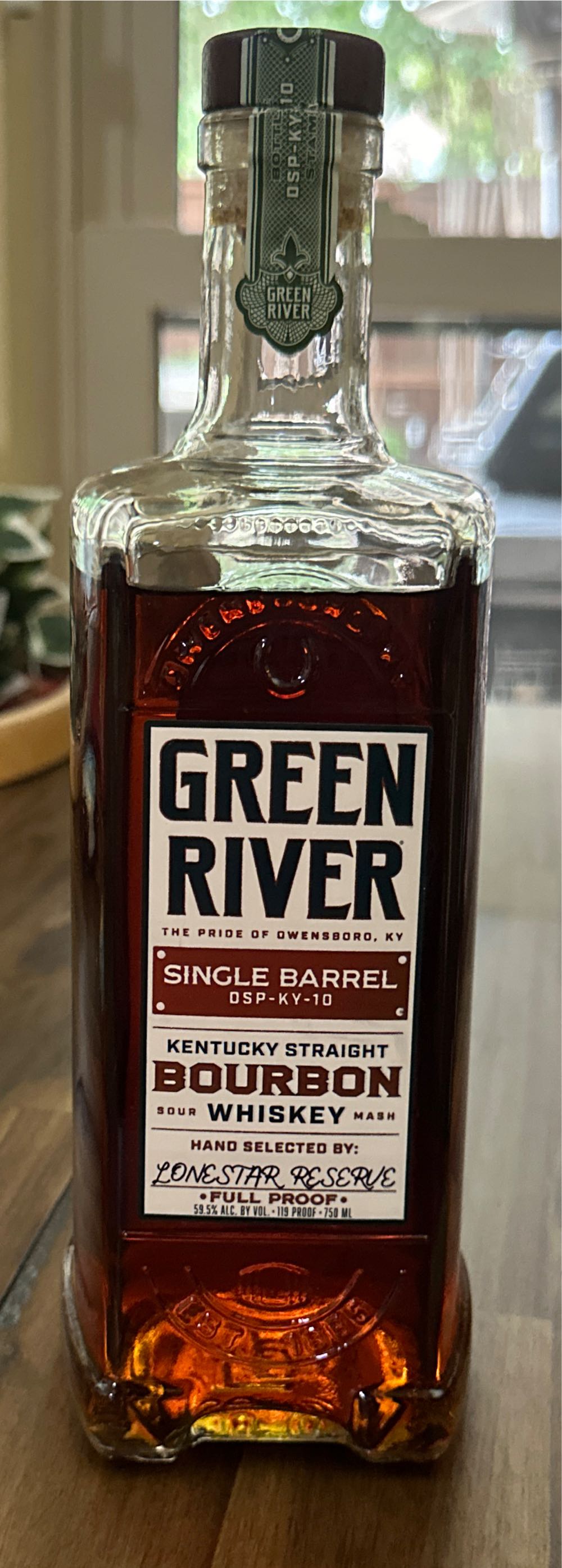Green River Single Barrel - Green River Distilling Co. (750 mL) alcohol collectible [Barcode 857552008554] - Main Image 3